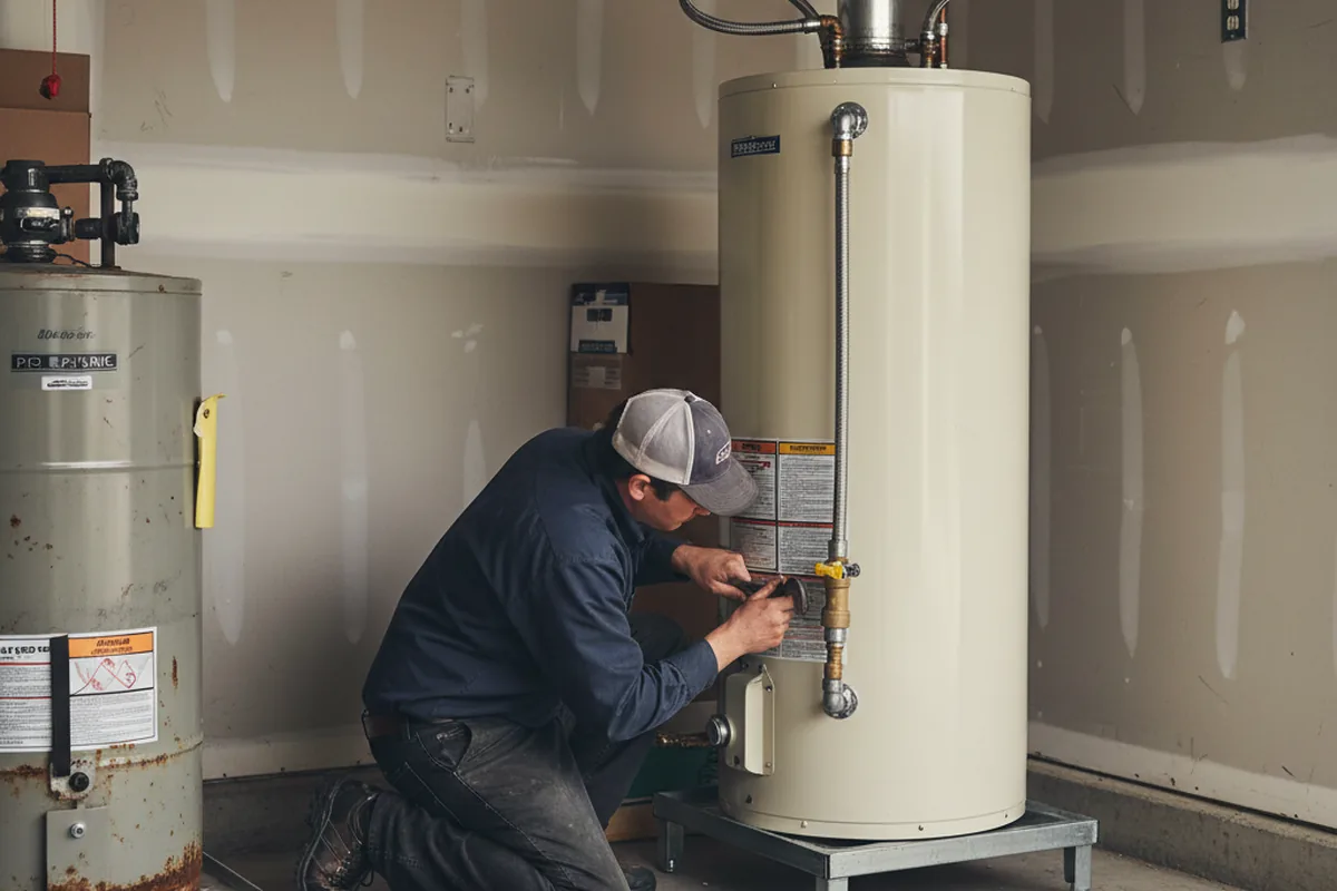 Water heater and shutoff valve replacement in Orderville